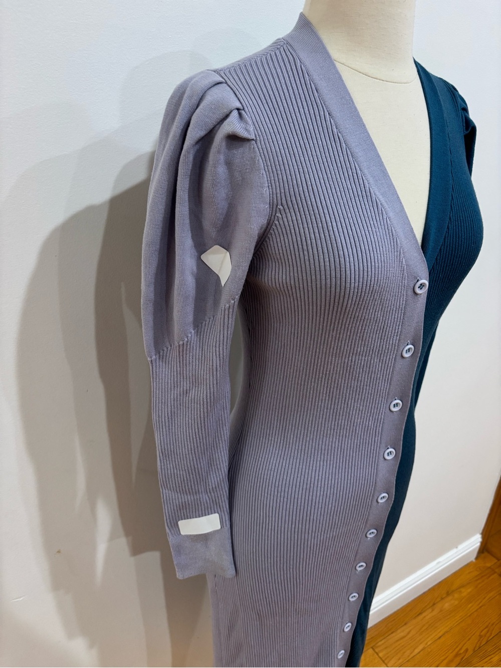 Busayo x RTR Rib Sweater Dress. Size: XS - Picture 7 of 13